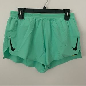 Nike Aeroswift 2” Running Shorts Flyvent Green Glow